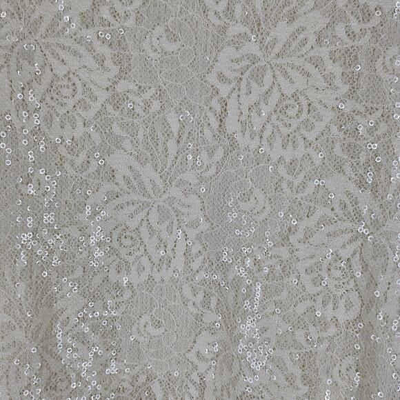 PAINTED THREADS NORDSTROM WOMEN'S CREAM SEQUIN TANK TOP SHIRT SIZE MEDIUM - Picture 4 of 10